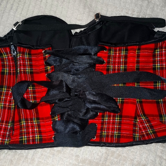 Plaid corset Lavish - Picture 2 of 3